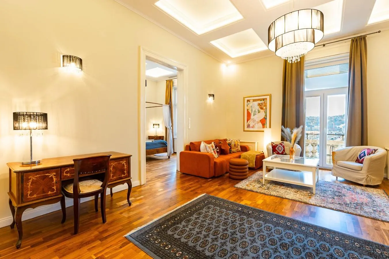 公寓 Magical Danube View In A Spacious Two Bedroom Suite Next To Parliament 布达佩斯 匈牙利